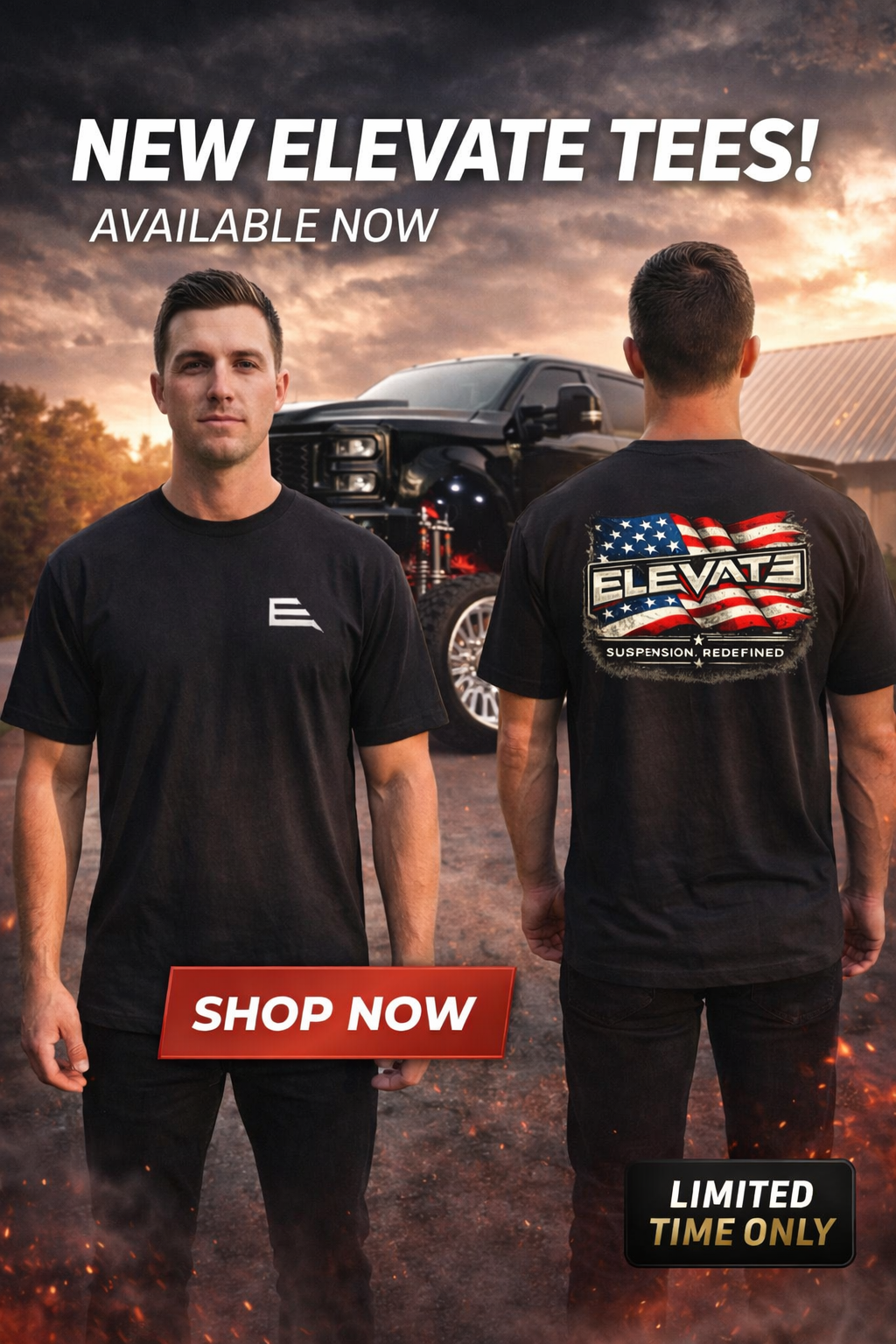 ELEVATE FLAG TEE