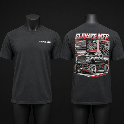 ELEVATE KB TEE on black mannequin